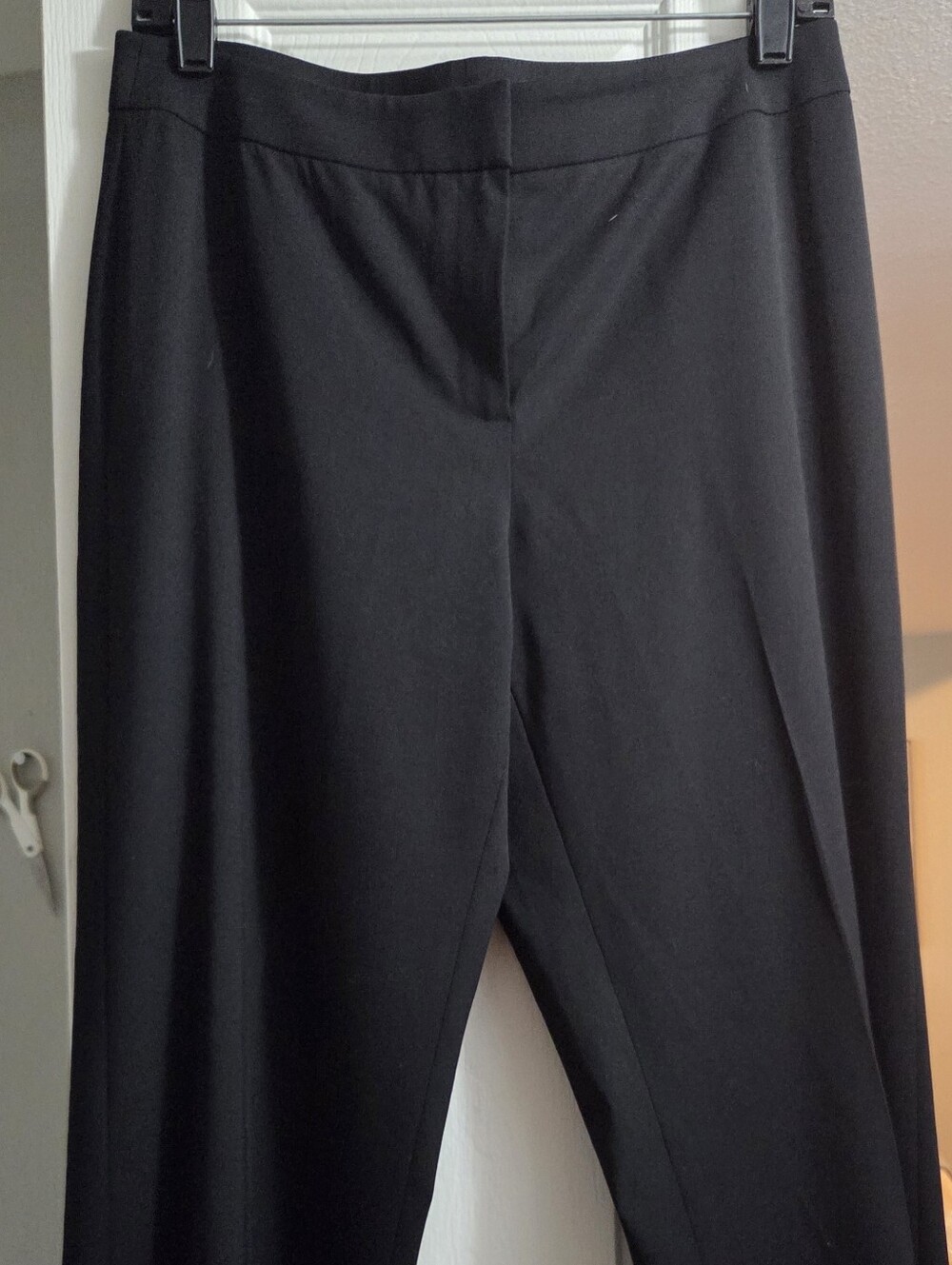 Lafayette 148 New York Black Stretch Ponte Trousers